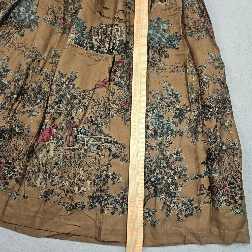 Vintage Charter Club Jame Justin Midi Skirt Women 12 Equestrian Western Prairie